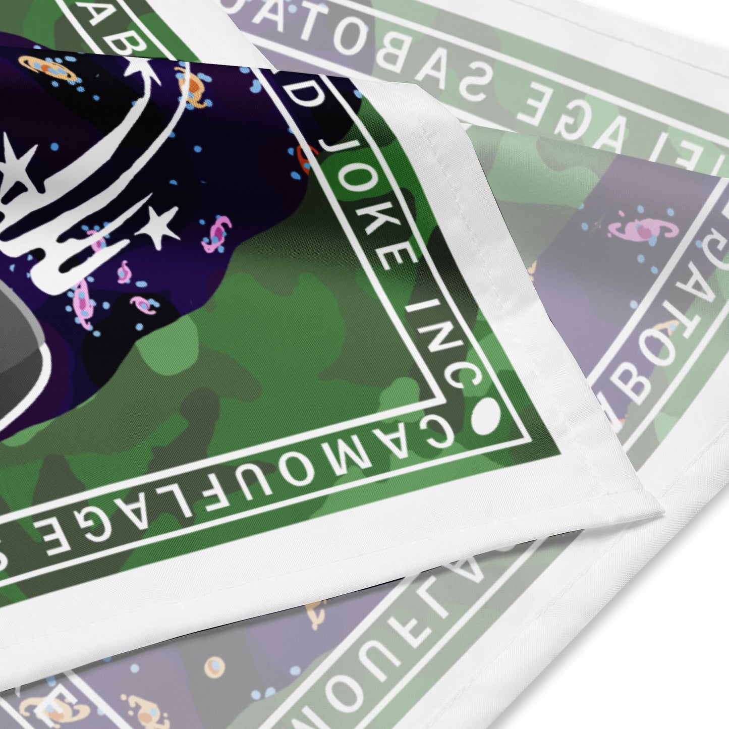 "Camouflage Sabotage -Traveler" Bandana