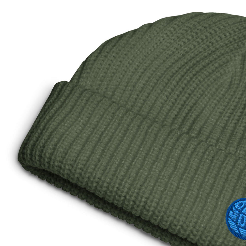 Fisherman Beanie -Green/Blue