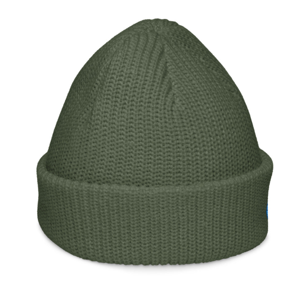 Fisherman Beanie -Green/Blue