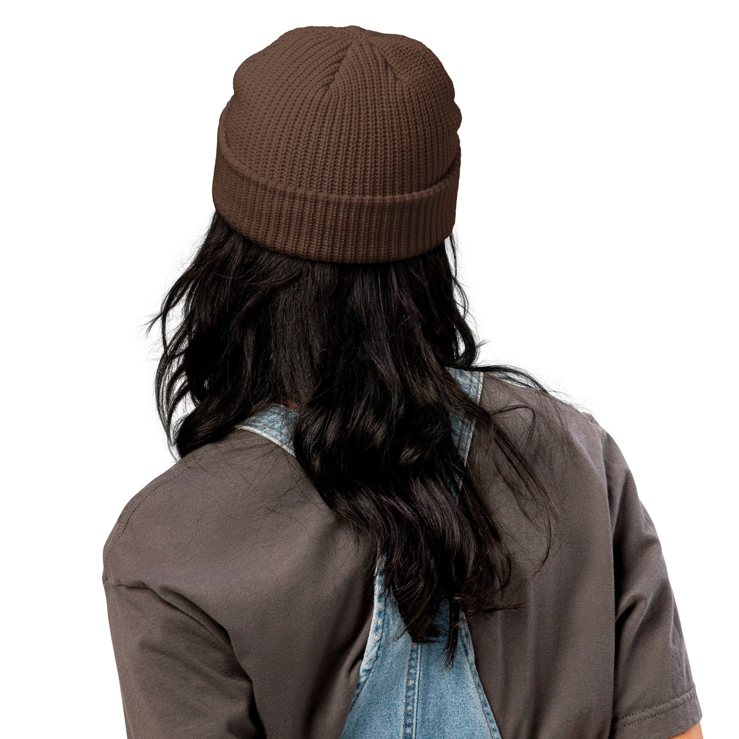 Fisherman Beanie -Walnut/Blue