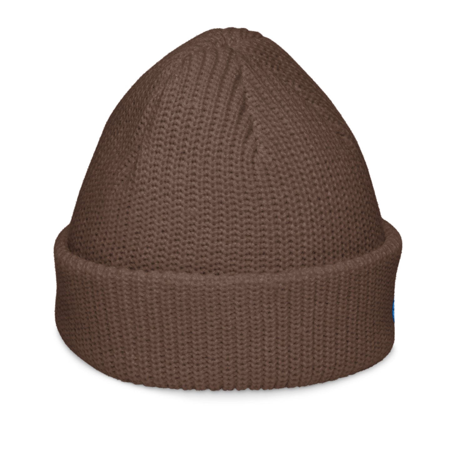 Fisherman Beanie -Walnut/Blue