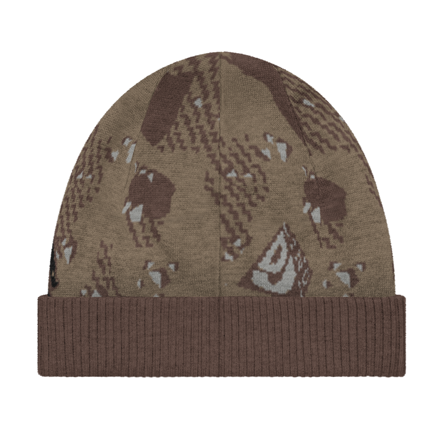 "Dark Desert Chip" Knit Beanie