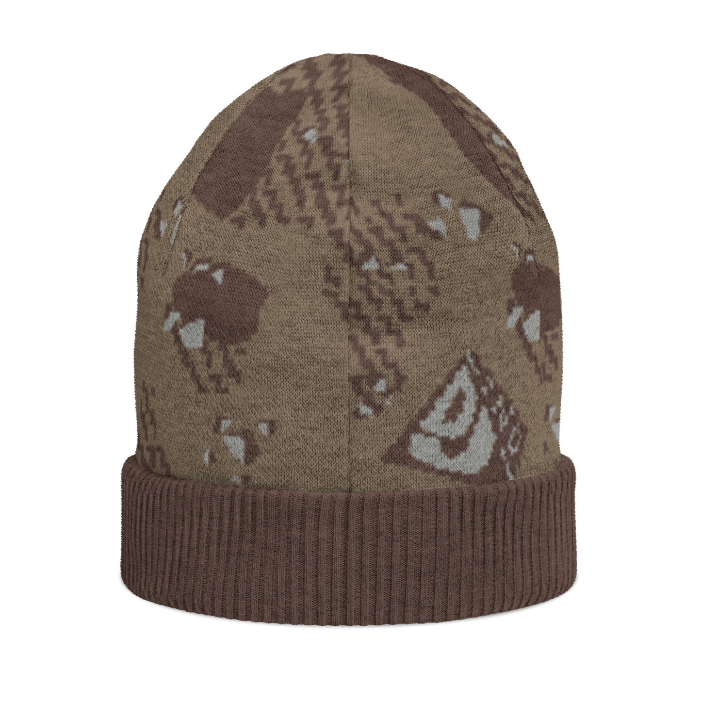 "Dark Desert Chip" Knit Beanie