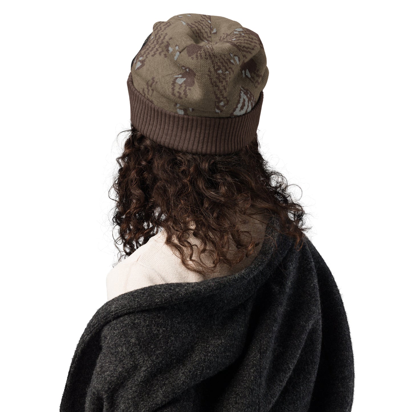 "Dark Desert Chip" Knit Beanie