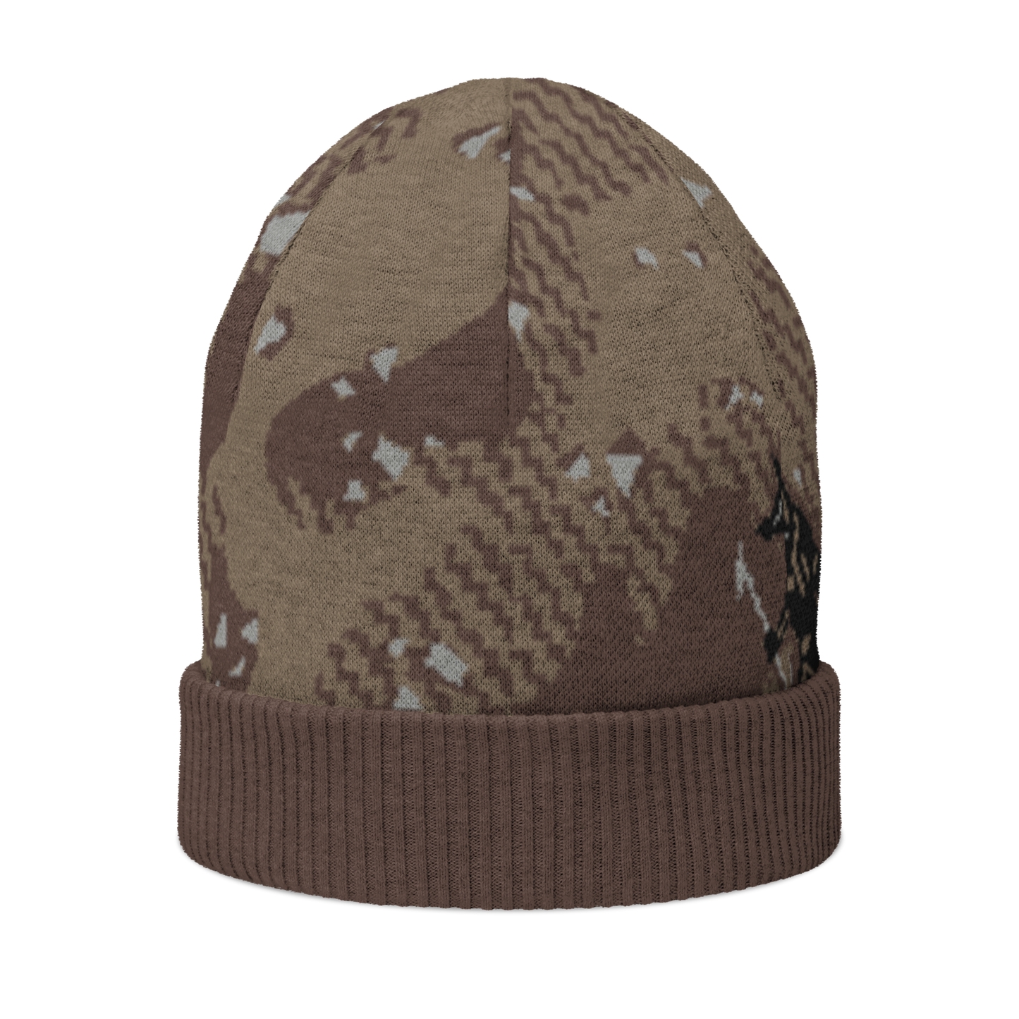 "Dark Desert Chip" Knit Beanie