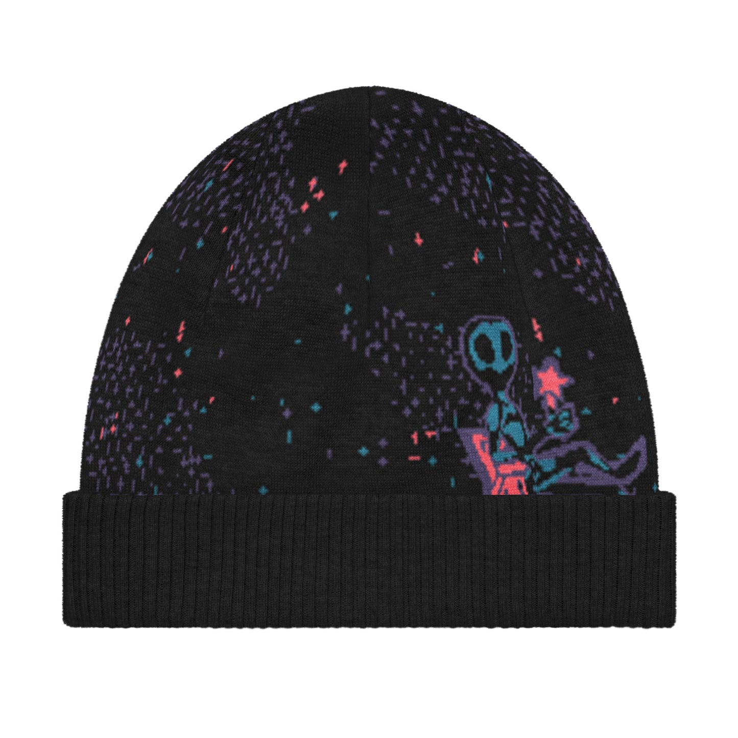 "Space Void" Knit Beanie