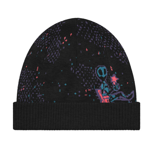 "Space Void" Knit Beanie