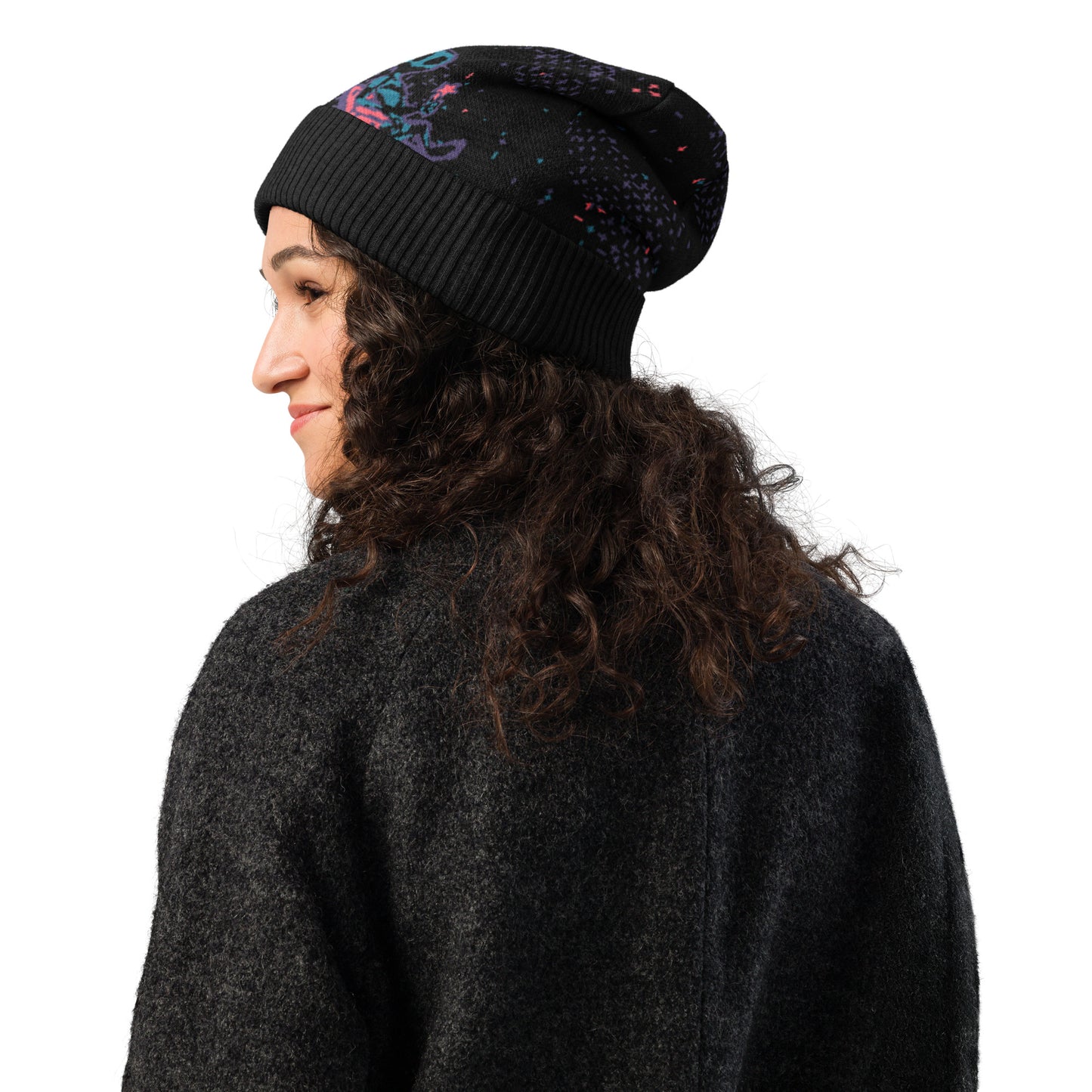"Space Void" Knit Beanie