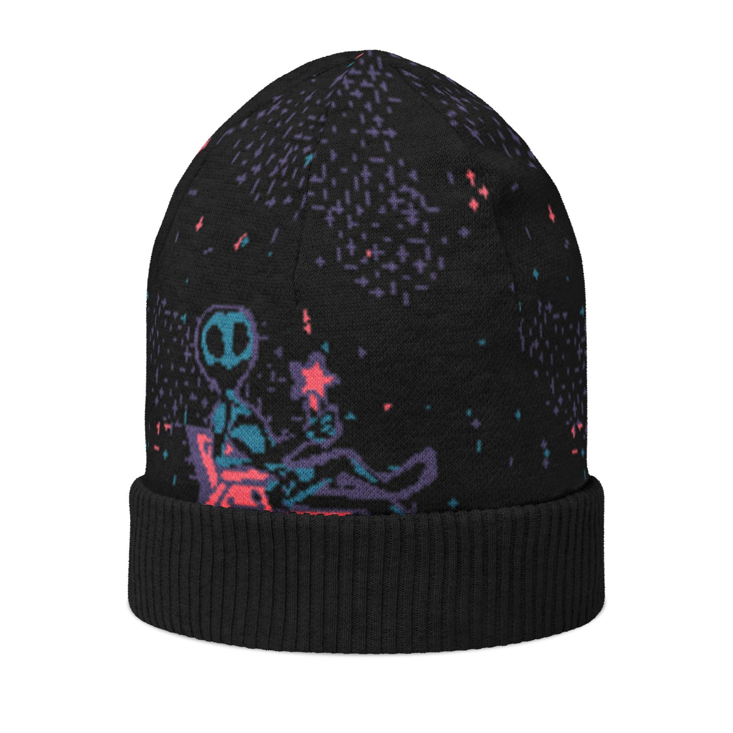 "Space Void" Knit Beanie
