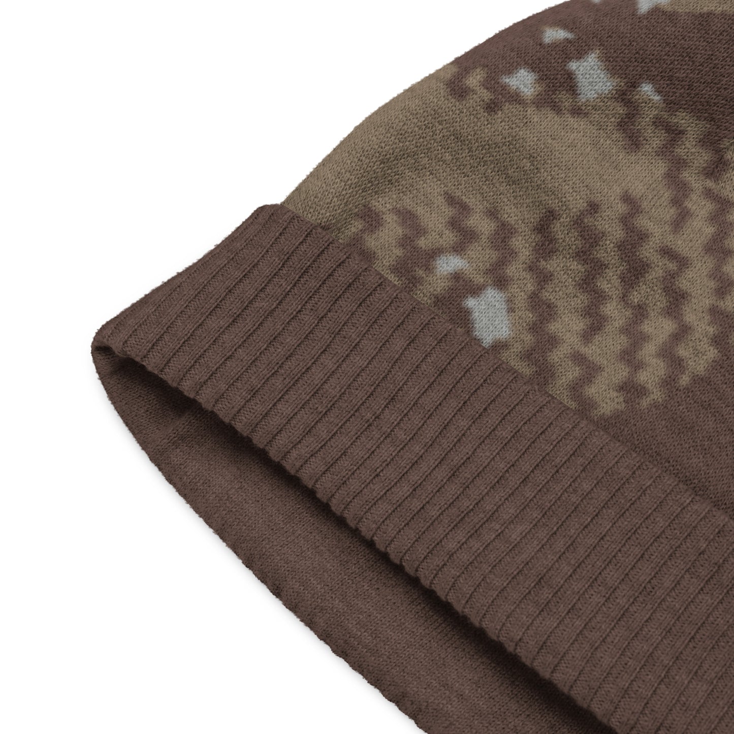 "Dark Desert Chip" Knit Beanie