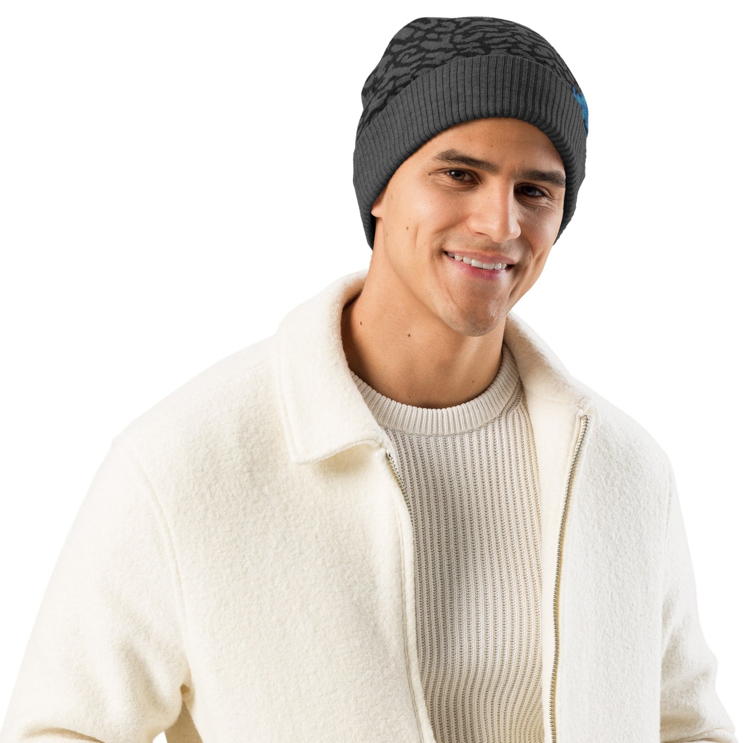 "Dark Ocean" Knit Beanie