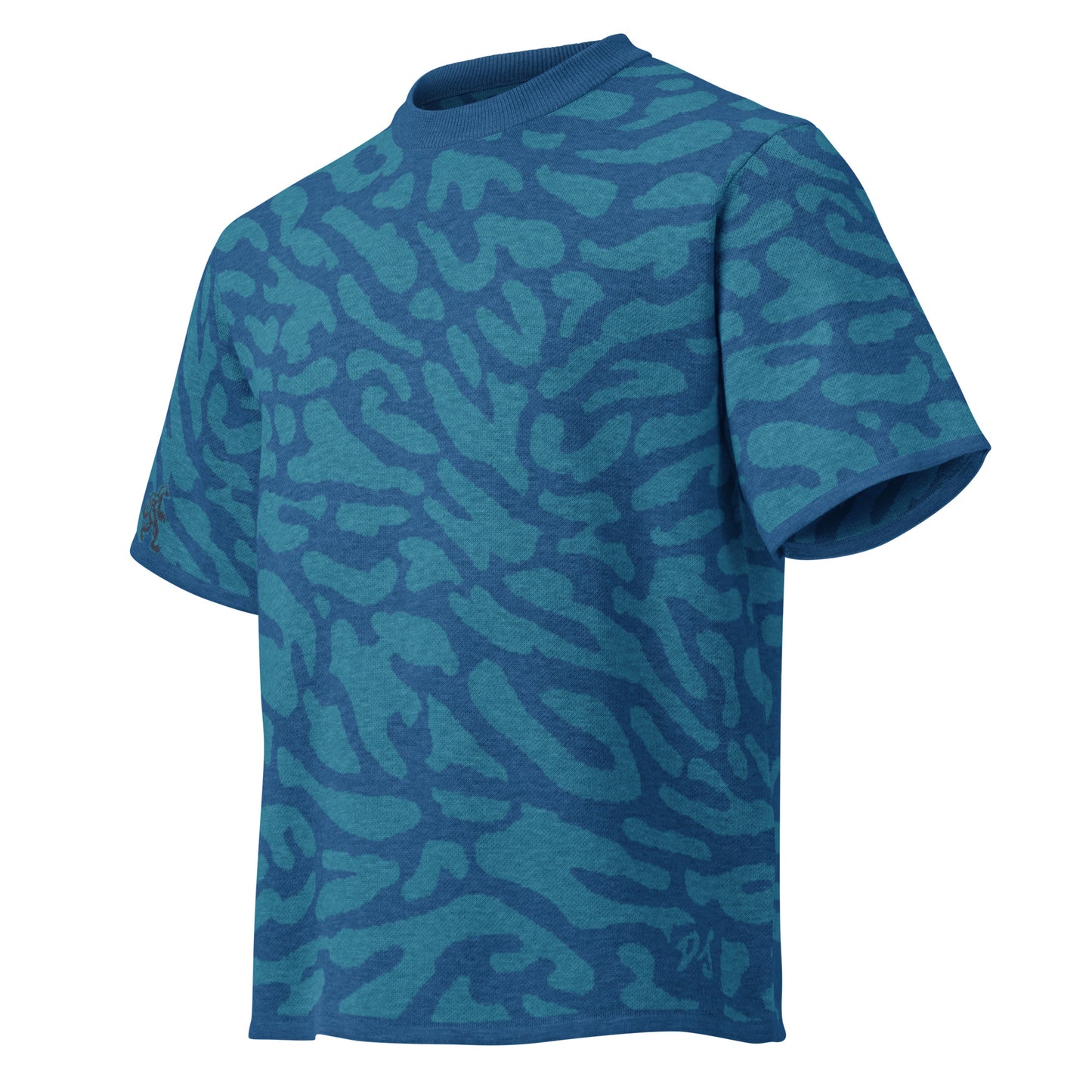 'Ocean Camo' Knit Tee