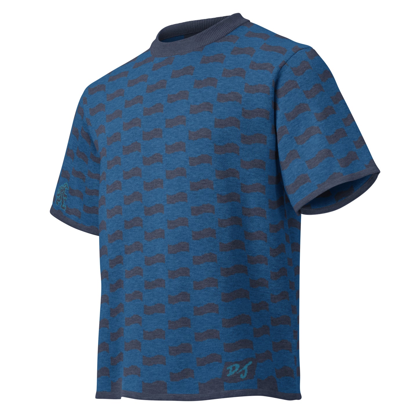 'Nessie - Wave Pattern' Knit Tee