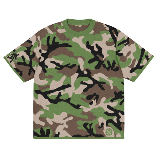 'Woodland Camo' Knit Tee