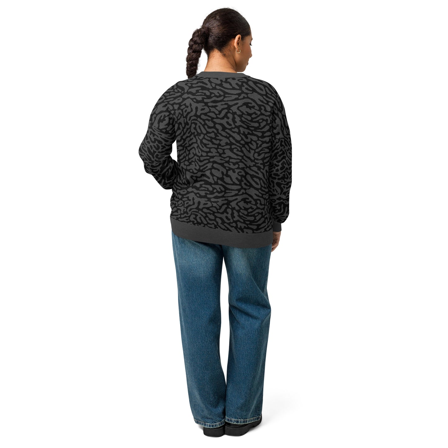 'Dark Ocean' Relaxed Fit Sweater