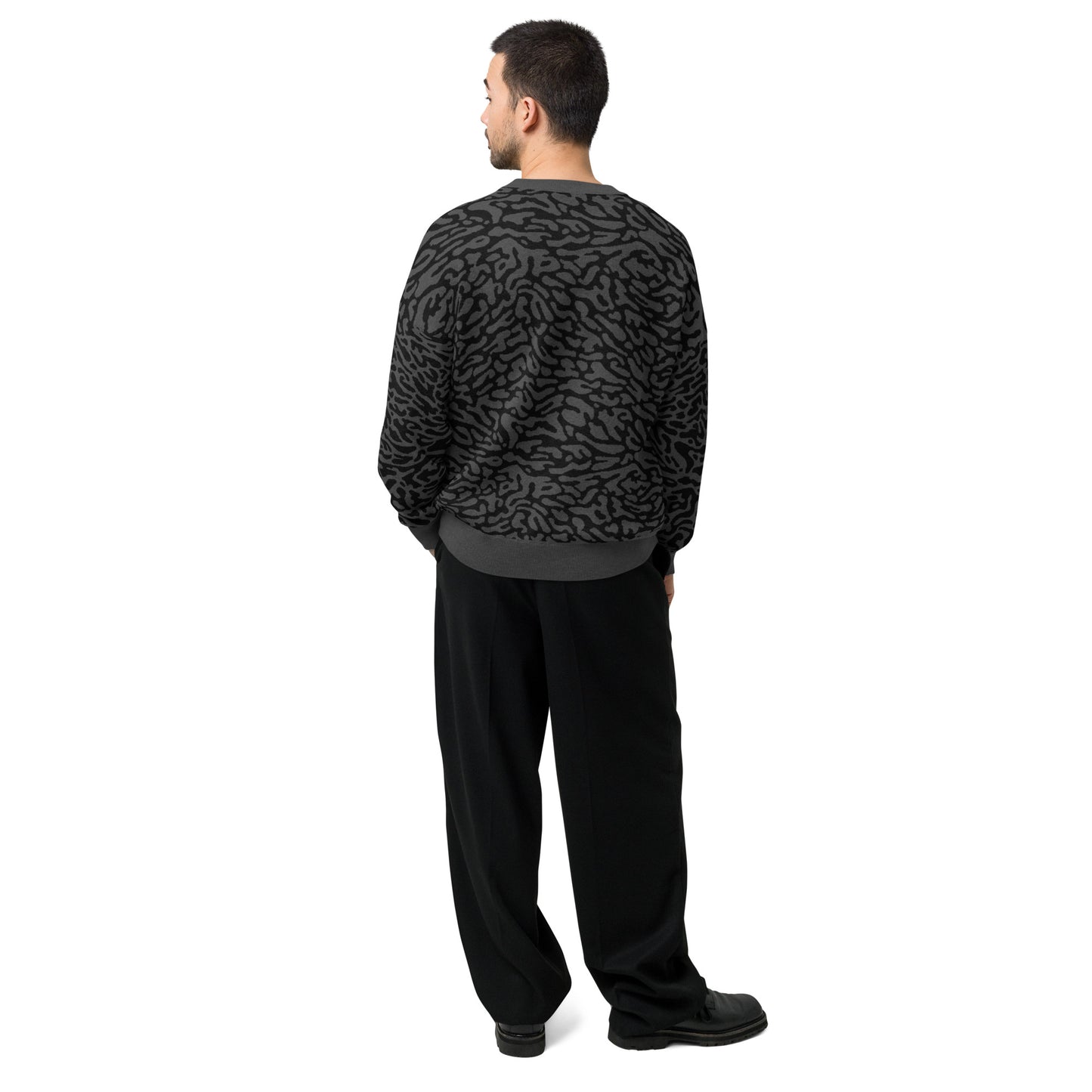 'Dark Ocean' Relaxed Fit Sweater