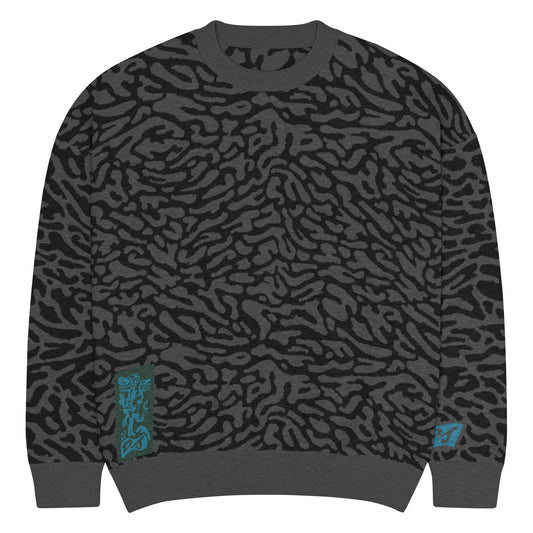'Dark Ocean' Relaxed Fit Sweater